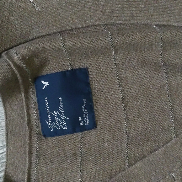 LAST CHANCE! American Eagle Striped Cardigan - Picture 4 of 5